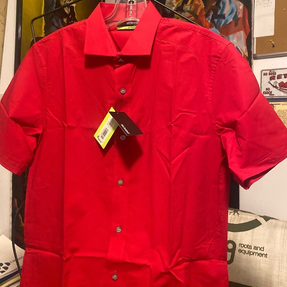 Murano Slim Fit performance Shirt Sz M - Picture 3 of 6